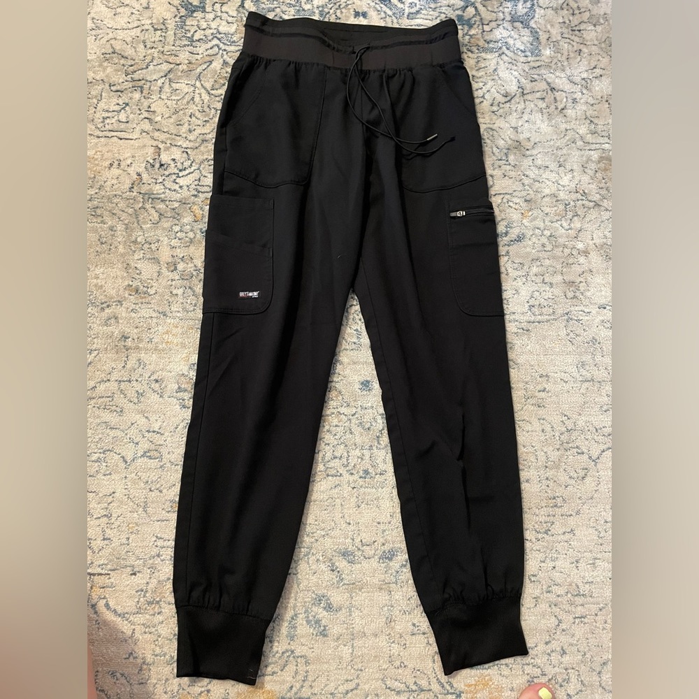 Grey’s Anatomy black jogger scrub pants